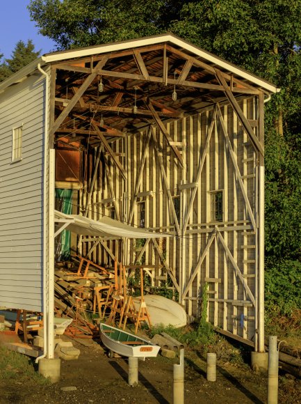 Eddon Boat Shed Back Side